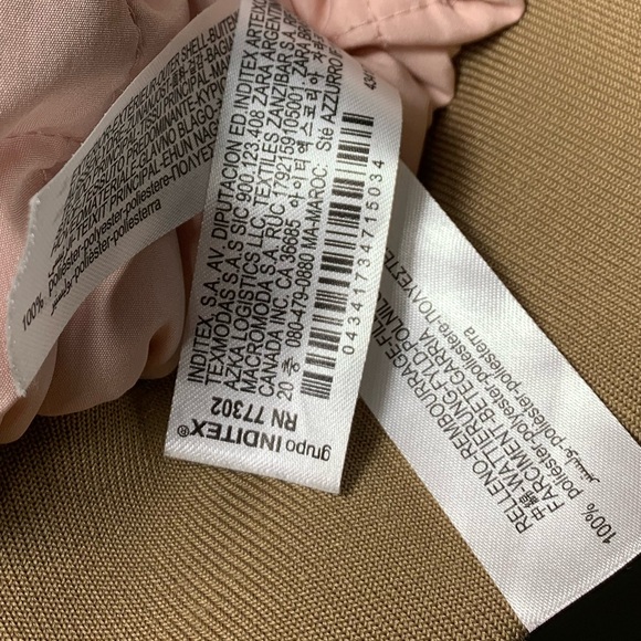 ✨Zara | Cropped Satin Bomber Jacket | Size M - Picture 11 of 11